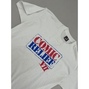 Vintage 1995 Comic Relief VII HBO Benefit T-Shirt White XL Billy Whoopi Robin